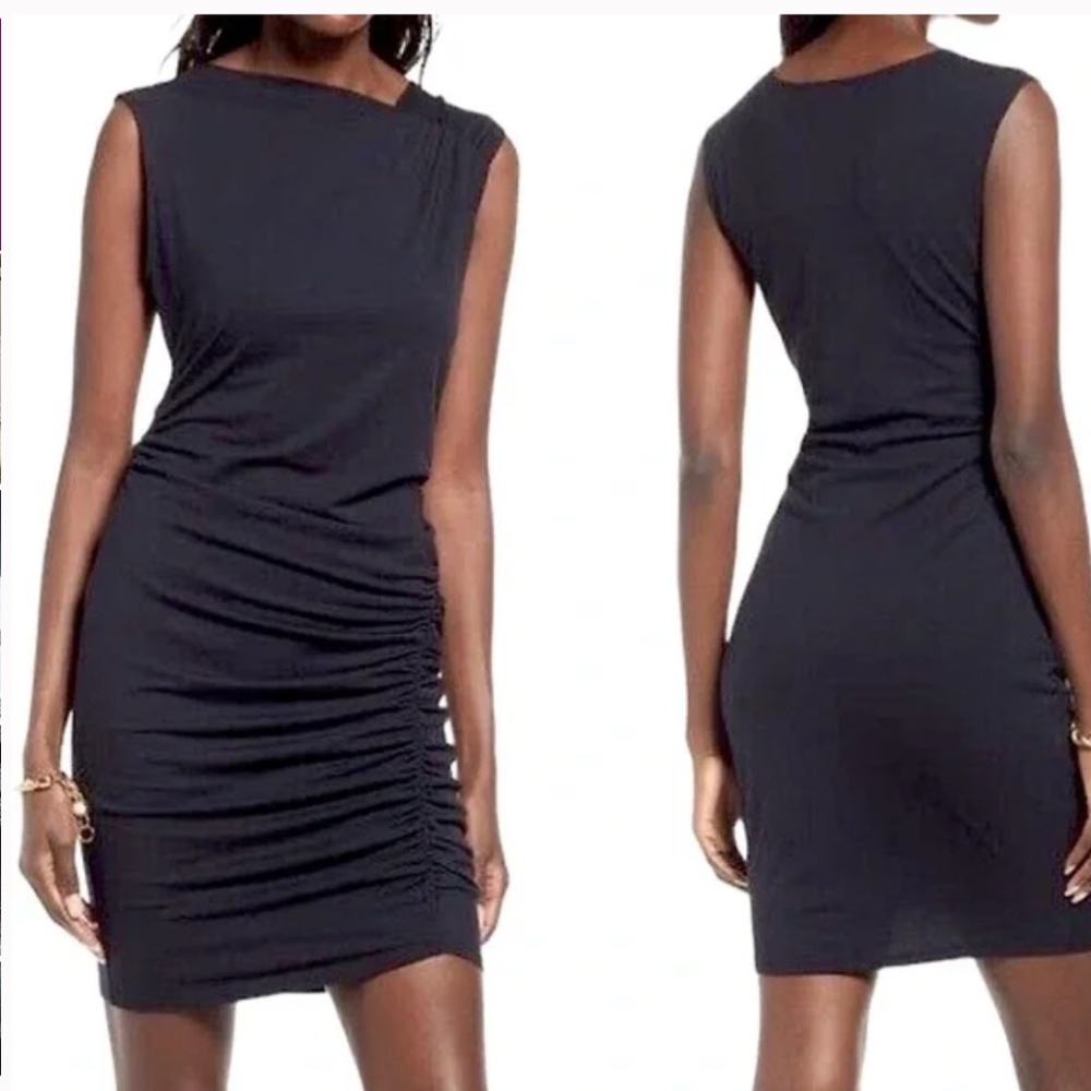 Open Edit Ruched Body-Con Mini Dress - Picture 2 of 5